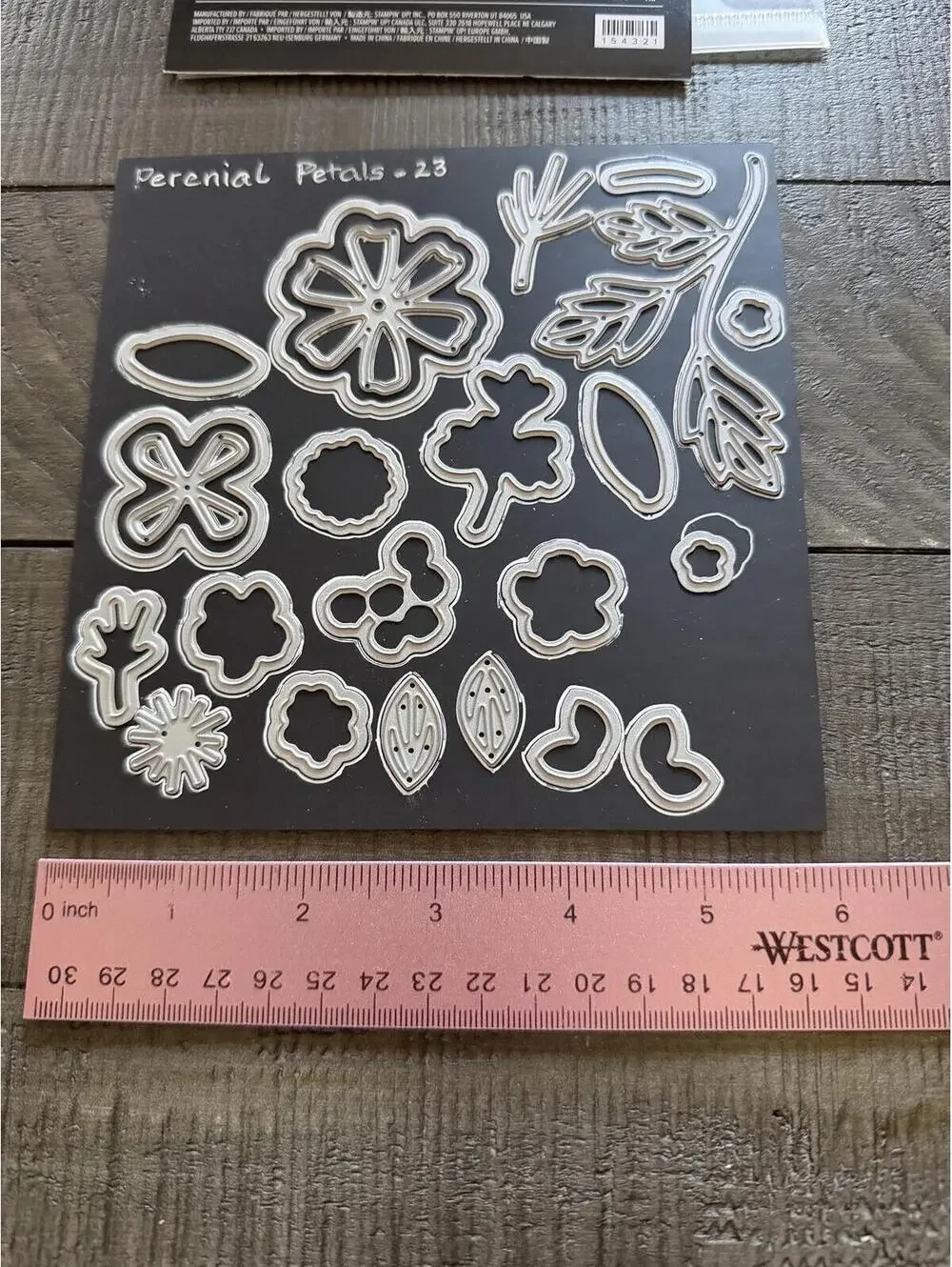 Stampin Up Perennial Petals Dies die cut set